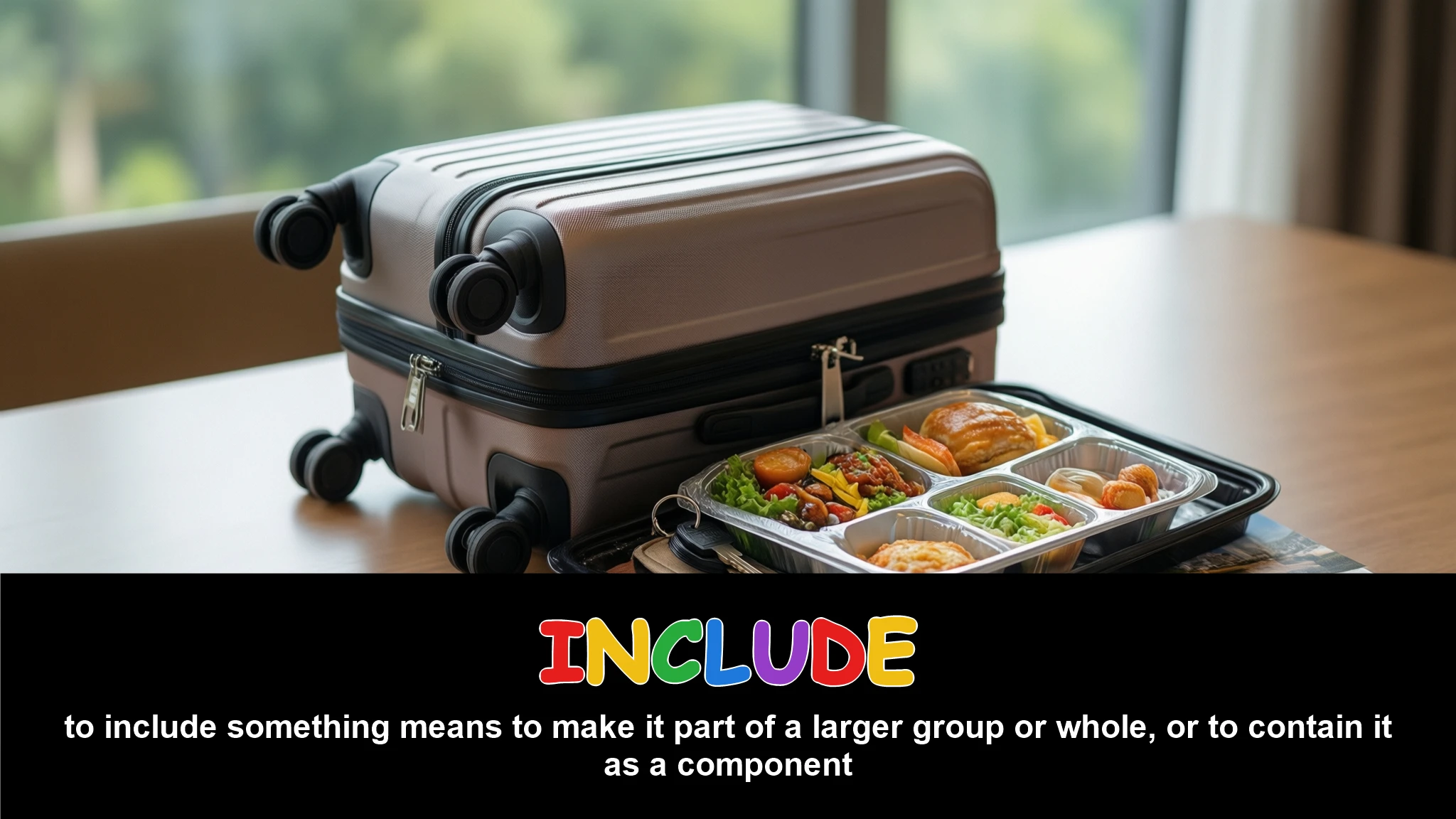 English Illustration for include